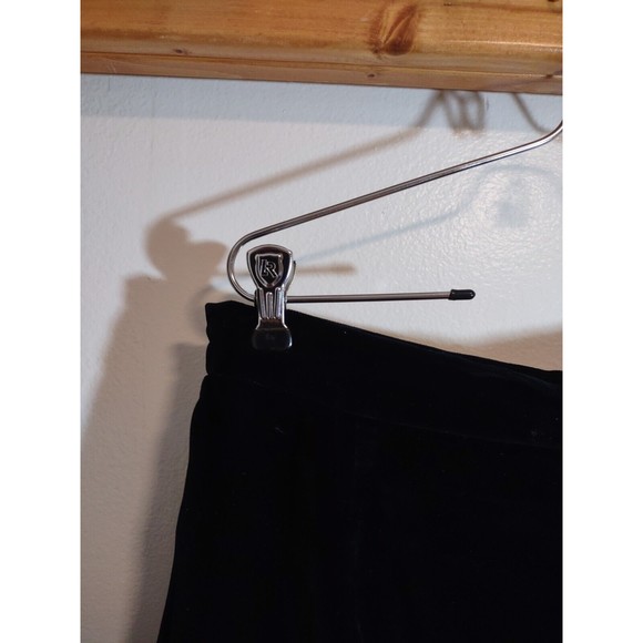 Black Velvet Women's 18 Homemade Skirt Long Modest Vintage - Picture 2 of 8